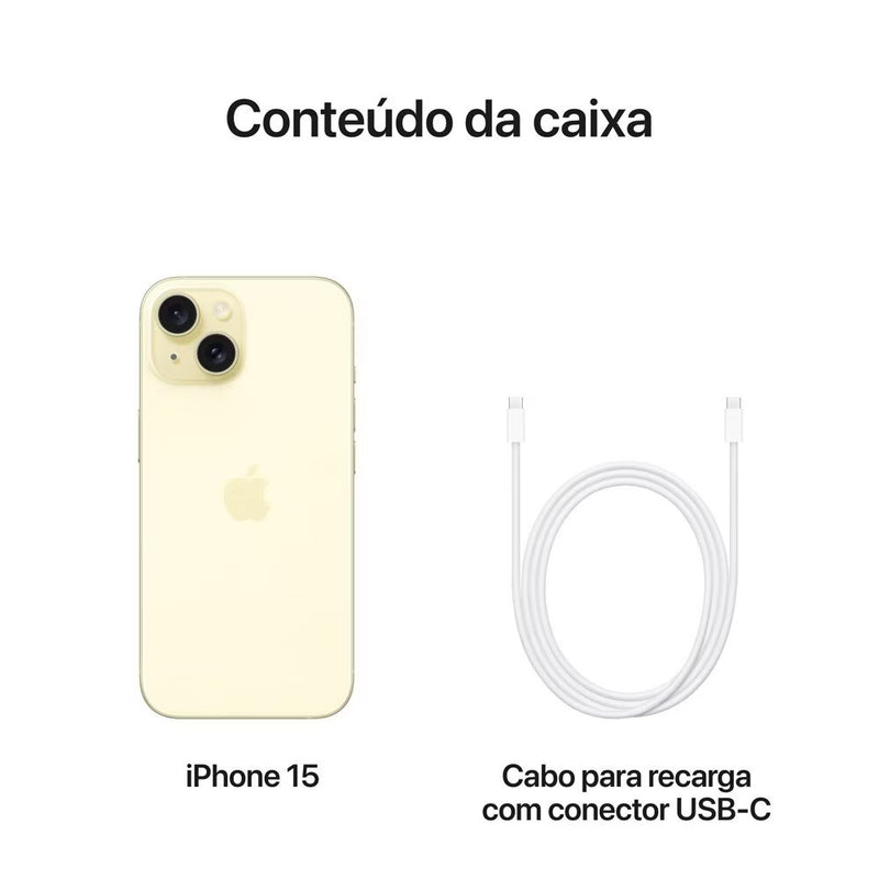 iPhone 15 128GB Amarelo