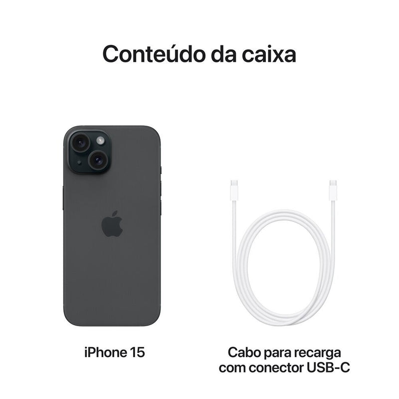 iPhone 15 256GB Preto