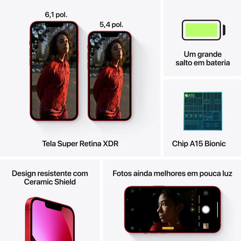 Apple iPhone 13 512GB Vermelho