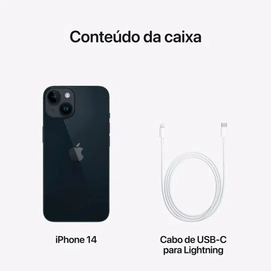 Apple iPhone 14 128GB Meia-noite